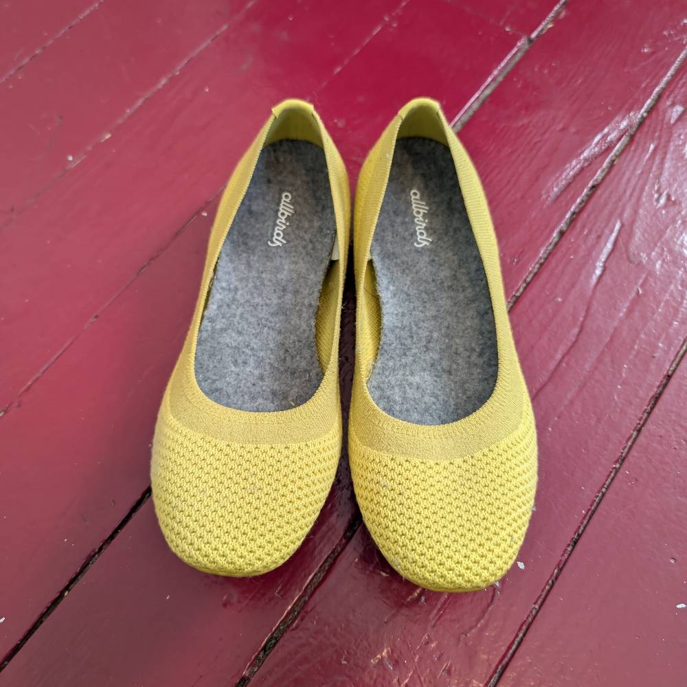 Allbirds Women's Yellow/Green Flats